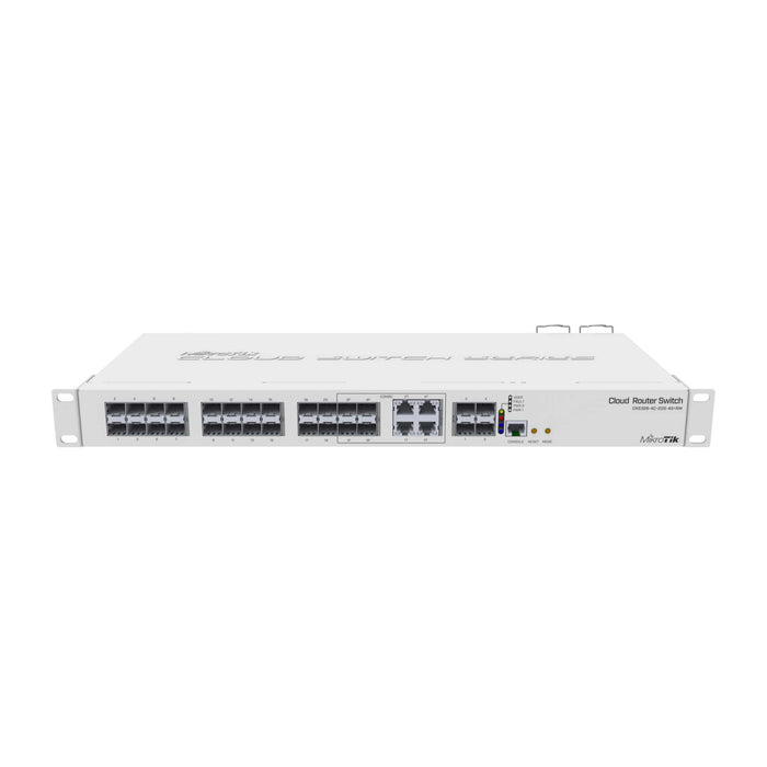 MikroTik Cloud Router Smart Switch 20x SFP/4x SFP+/4x Combo Dual-Boot rOS/SwOS [CRS328-4C-20S-4S+RM]