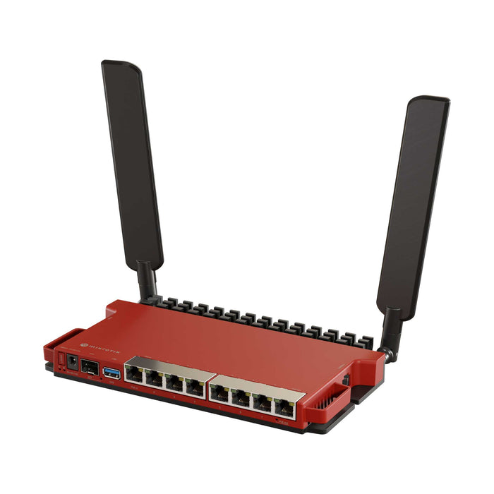 MikroTik L009 8x Gbit Ethernet, 1x 2.5Gbit SFP with 2.4 GHz ax Dual-Chain Wireless Router [L009UiGS-2HaxD-IN]