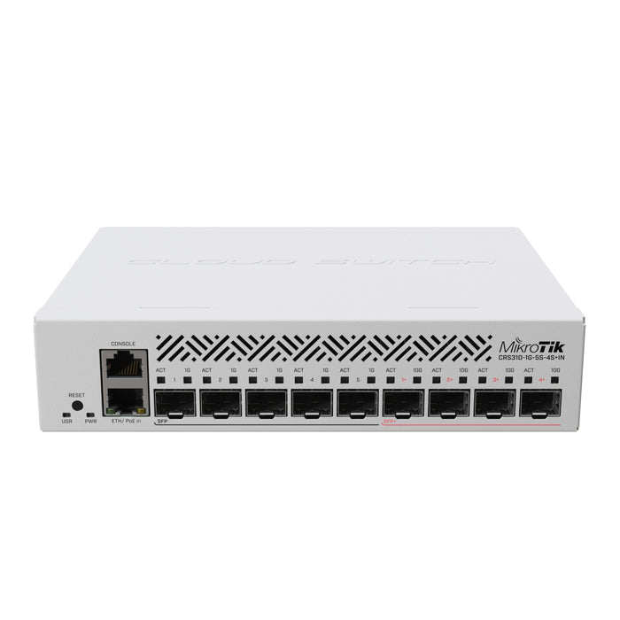 MikroTik CRS310 5x SFP 4xSFP+ Gigabit Ethernet Cloud Router Switch [CRS310-1G-5S-4S+IN]