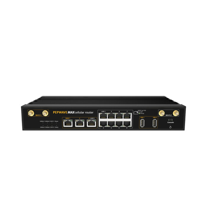 Peplink HD4 MBX Upgradable Quad-Cellular Gigabit LTEA Router [MAX-HD4-MBX-LTEA-R-T]