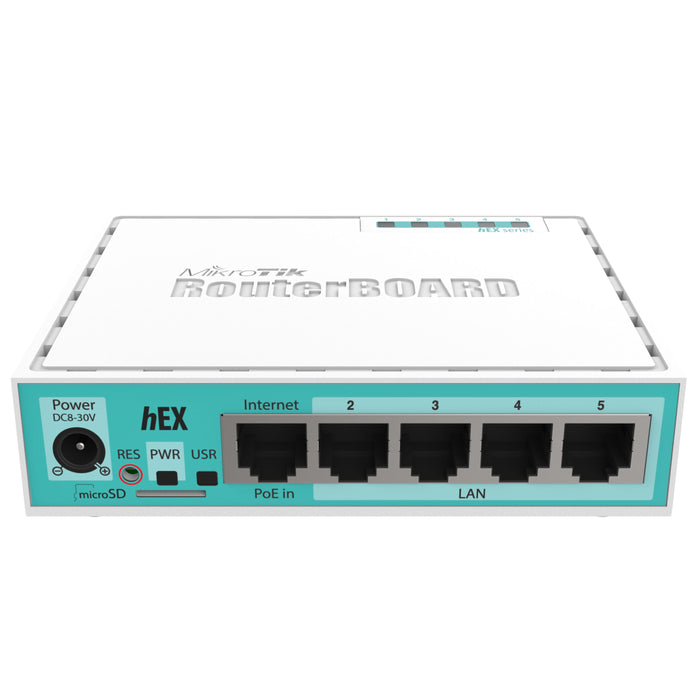 MikroTik hEX 5x Gigabit Ethernet, Dual Core Router [RB750Gr3]