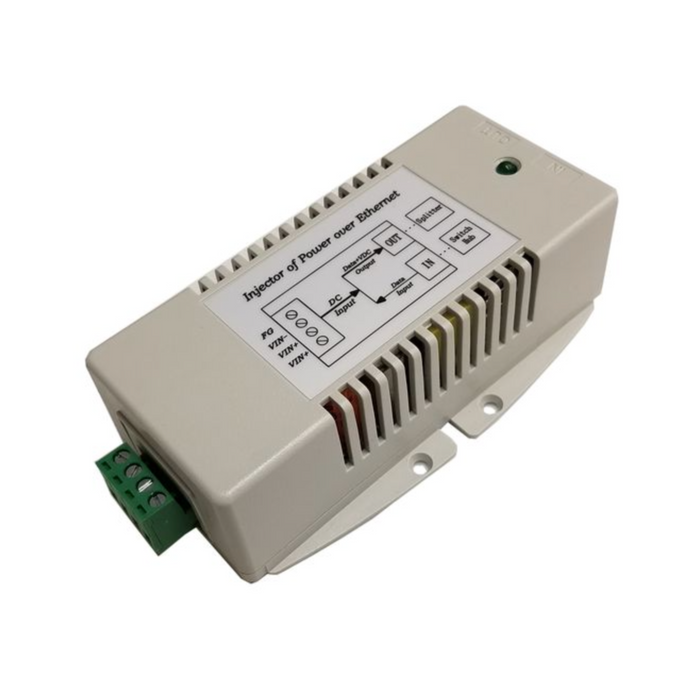 Tycon Power GIGABIT 18-36VDC In, 56VDC Out Passive 50W High Power DC to DC Converter/PoE Inserter