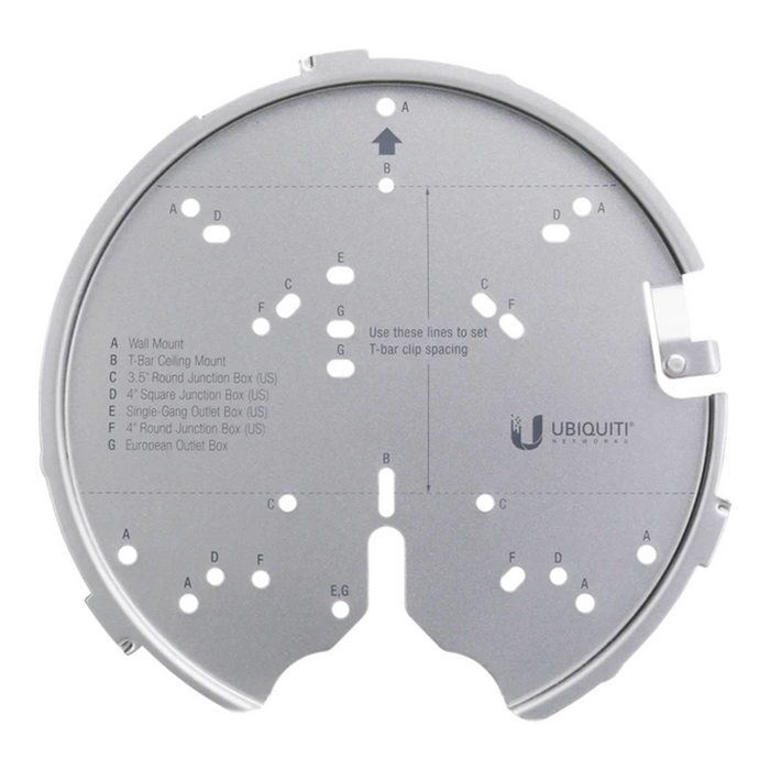 Ubiquiti UniFi Professional Mounting System for UAP-AC-PRO, UAP-AC-HD, UAP-AC-SHD [U-PRO-MP]