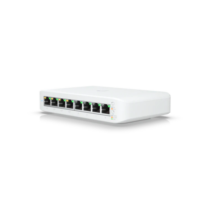 Ubiquiti UniFi Lite 8-Port Gigabit Ethernet Switch with 4-Port 802.3at PoE+ [USW-LITE-8-POE]